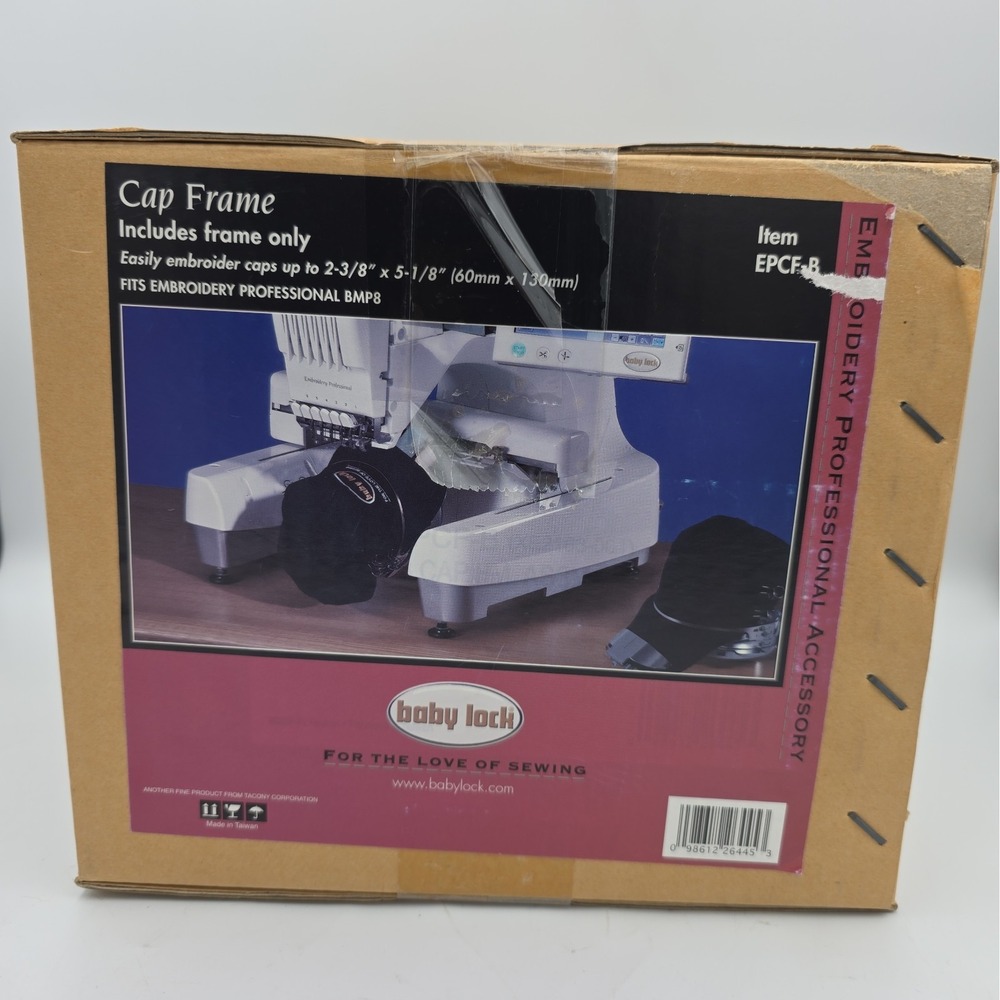 Baby Lock Cap Frame for Embroidery Professional BMP8, EPCF-B